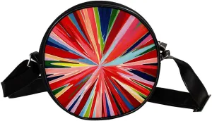 Crossbody Bags for Women,Crossbody Bag Men,Small Sling Bag,Colorful Stripes Rainbow Swirls,Crossbody Purse