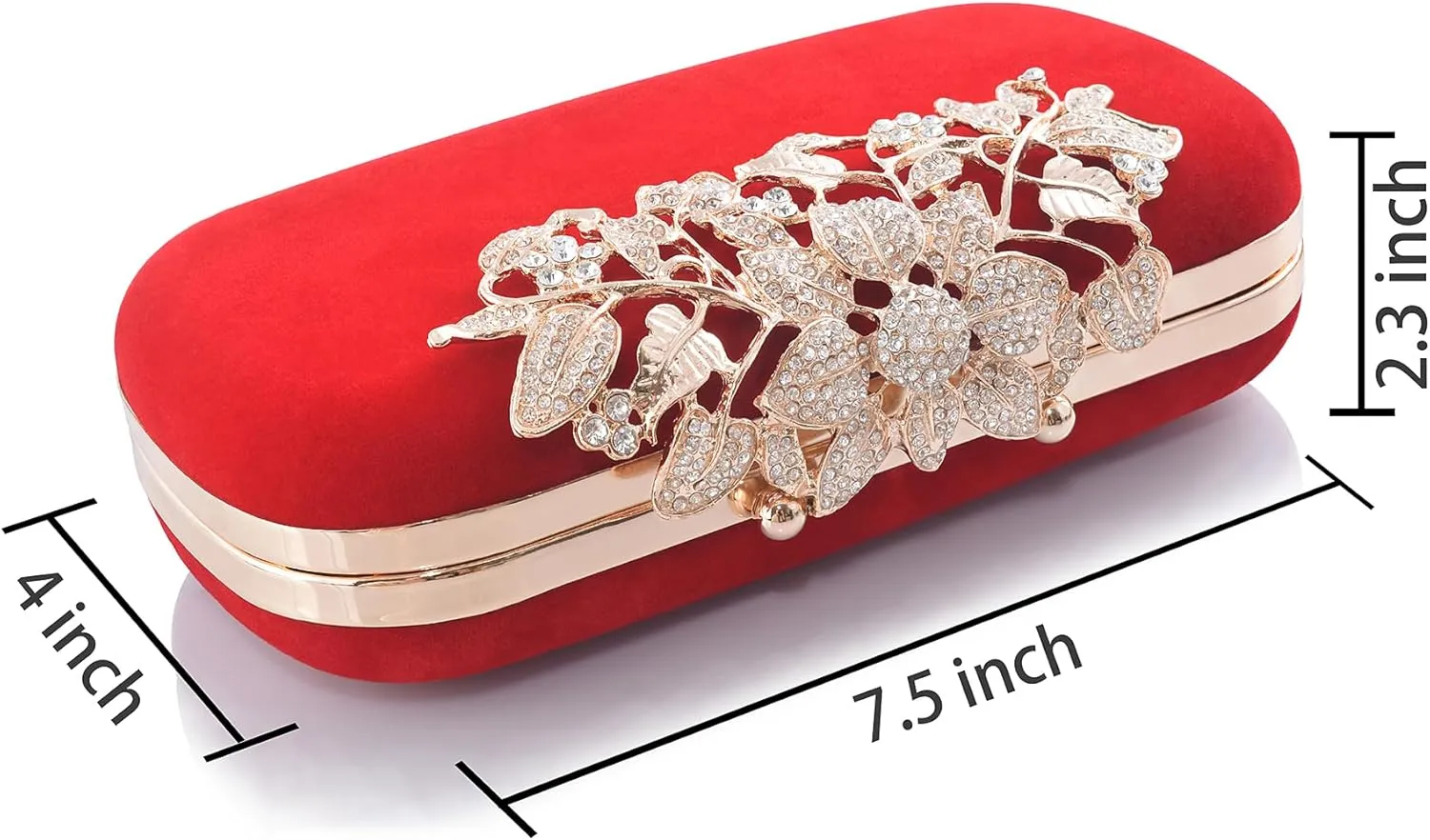 Crystal Evening Bag Rhinestone Bride and Bridesmaid Wedding Prom Party Formal Clutch Purses for Women Evening