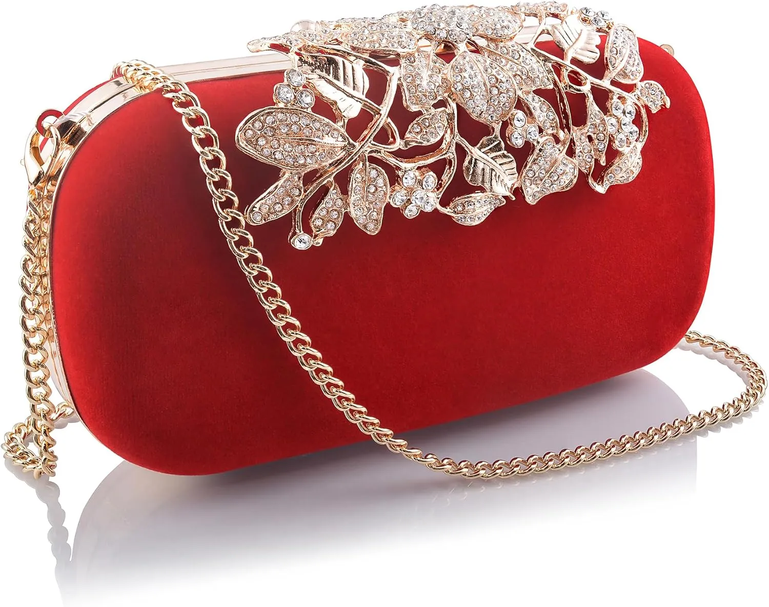 Crystal Evening Bag Rhinestone Bride and Bridesmaid Wedding Prom Party Formal Clutch Purses for Women Evening