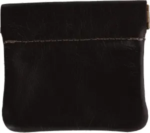 CTM® Leather Squeeze Coin Change Pouch