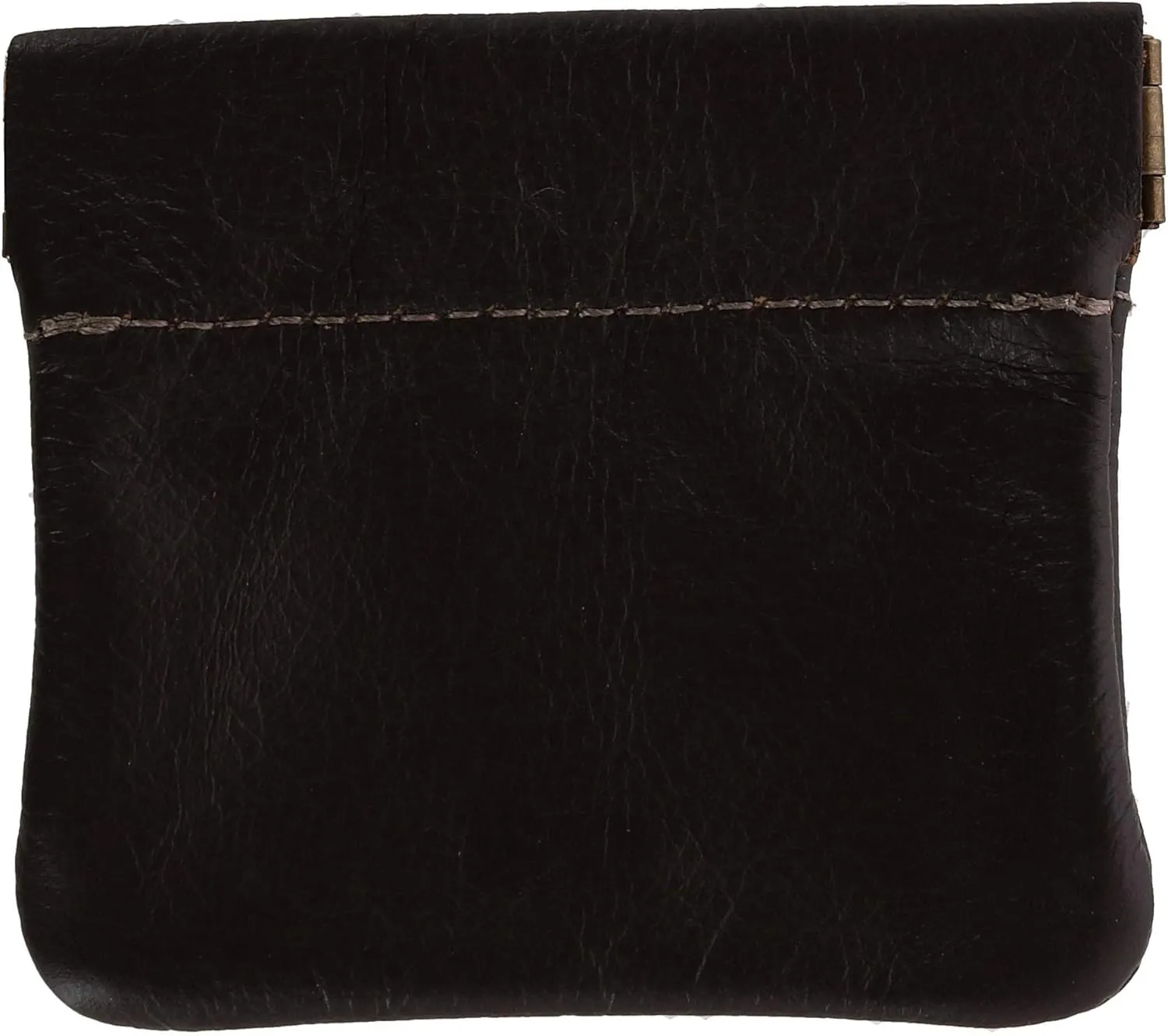 CTM® Leather Squeeze Coin Change Pouch