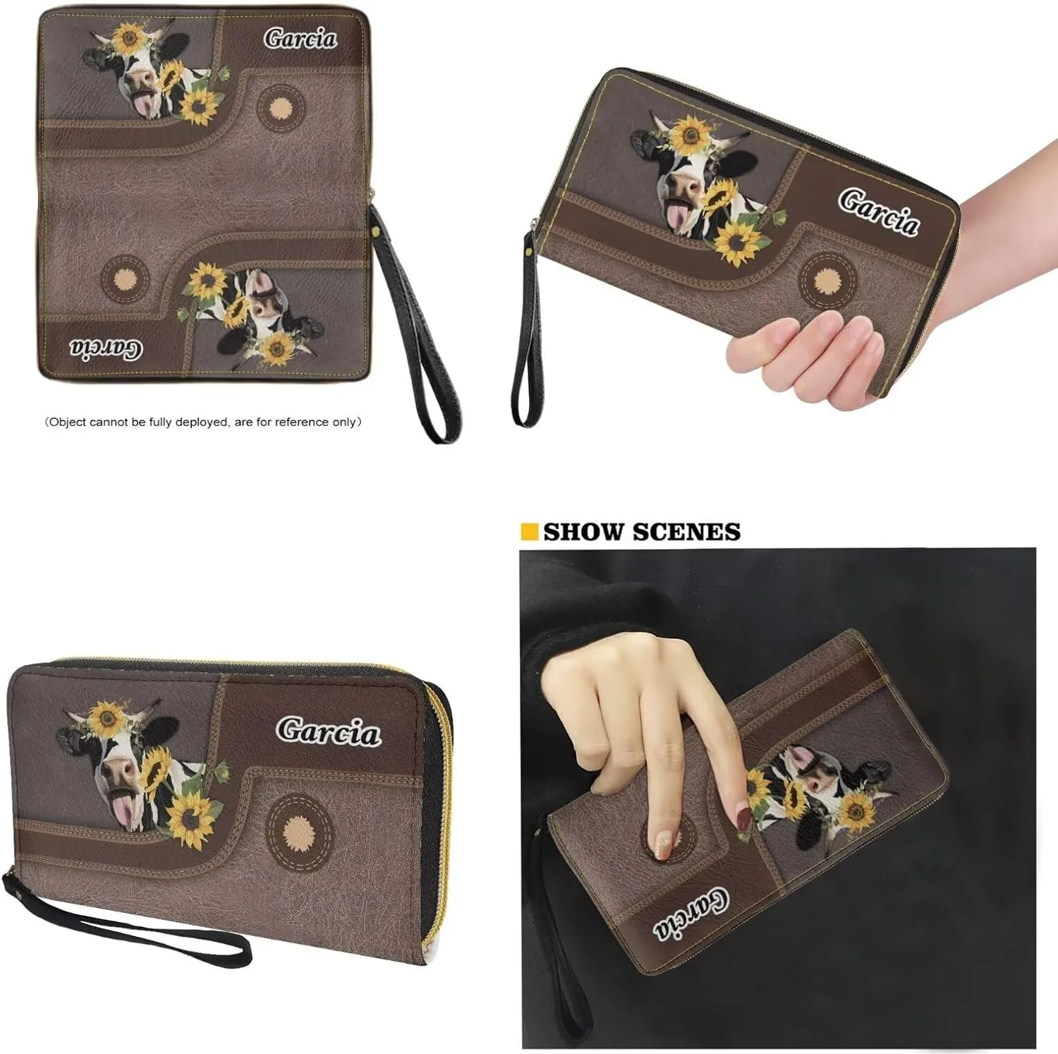 Customized Women Handbags Wallet Sets Leather Shoulder Bags Top Handle Satchel Tote Bag with Matching Wallet
