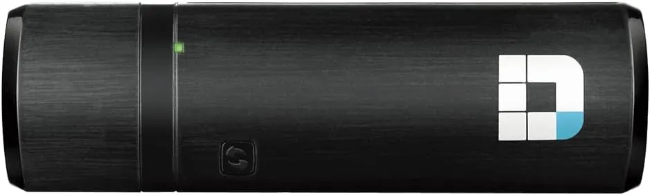 D-Link WiFi USB Adapter AC1200 Mini Wireless Internet Dual Band 3.0 Wi-Fi Netowrk Desktop Laptop (DWA-182),Black