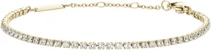 Daniel Wellington Classic Tennis Bracelet - Premium 316L Stainless Steel & Elegant Crystal, Dainty Tennis Bracelet for Women, Adjustable, 7 Inches