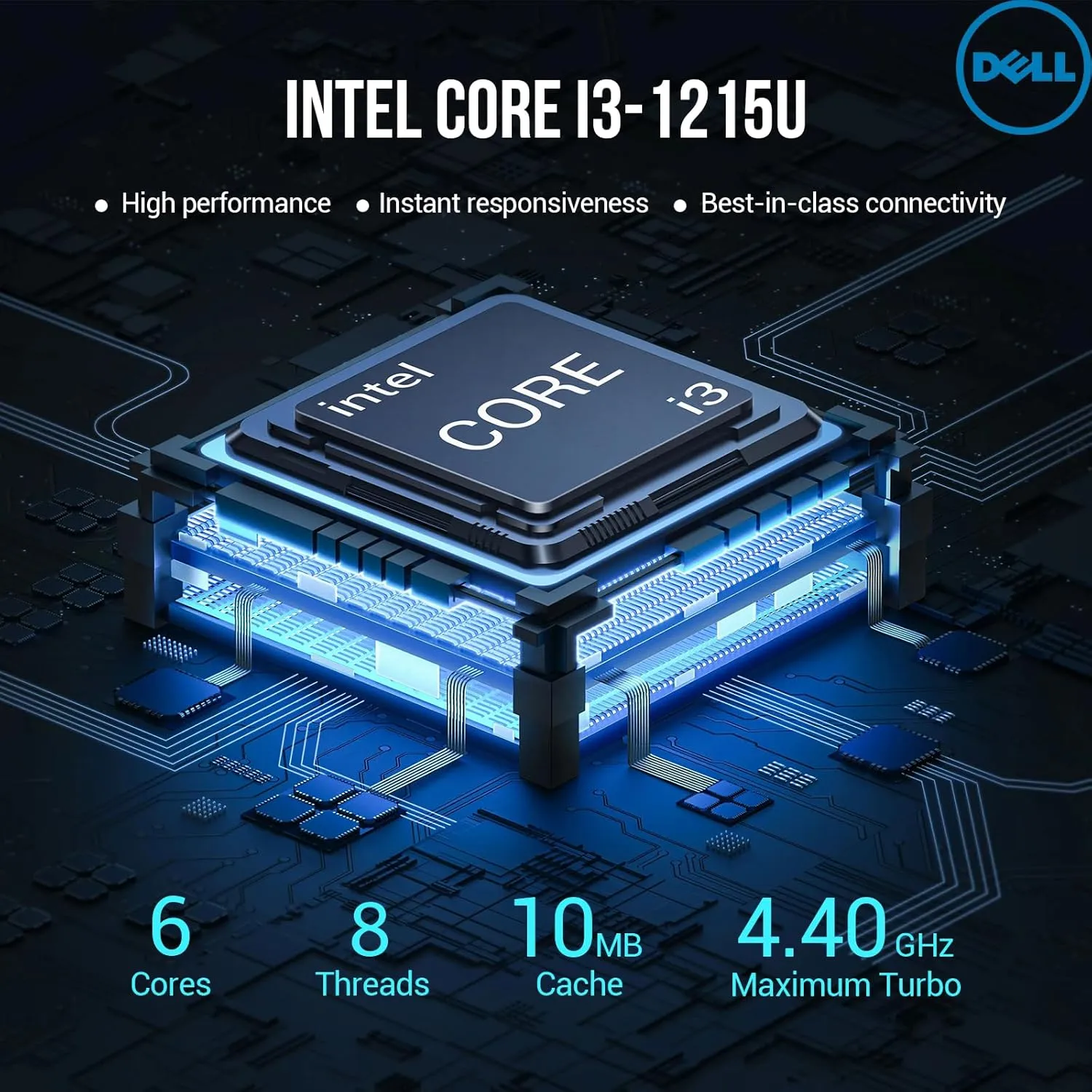 Dell Inspiron 15 3000 Laptop Computer, FHD 15.6 Laptop PC Notebook, Microsoft Office Lifetime, Intel 6-Core i3, 16GB RAM 512GB SSD 512GB Docking Set, Windows 11 Pro, 10-Key Number Pad