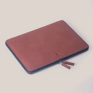 DELL XPS 17 Zippered Laptop Case - Cognac
