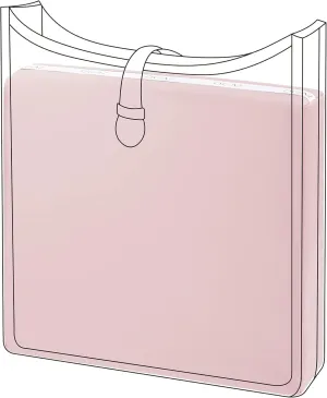 DGAZ Purse Pillow Shaper Insert for Evelyne TPM/PM/GM/TGM Bags, Silky Pillow Shaper for Luxury Handbags(Pink,TPM Mini)