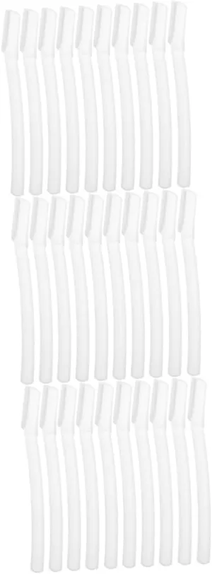 Didiseaon 30pcs Eyebrow Trimmer Portable Facial Hair for Women Lightweight Design for for Travel and Everyday Use and for Precision Grooming