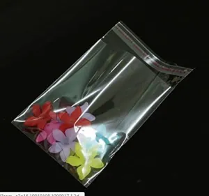 DMS RETAIL Multi utility Self Adhesive Clear Transparent Plastic Seal Pouch/Poly bag BOPP Bags 3X5 Inches Pack Of (200)