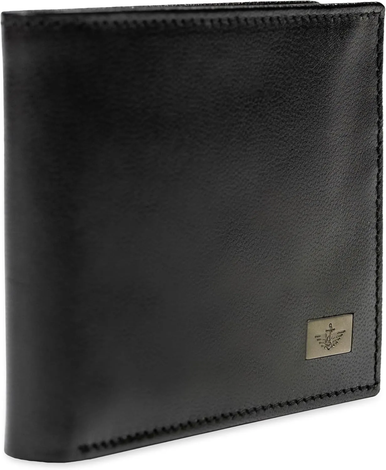 Dockers Men's Extra Capacity Bifold Wallet with ID Window and Multiple Card Slots