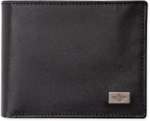 Dockers Men's Extra Capacity Bifold Wallet with ID Window and Multiple Card Slots
