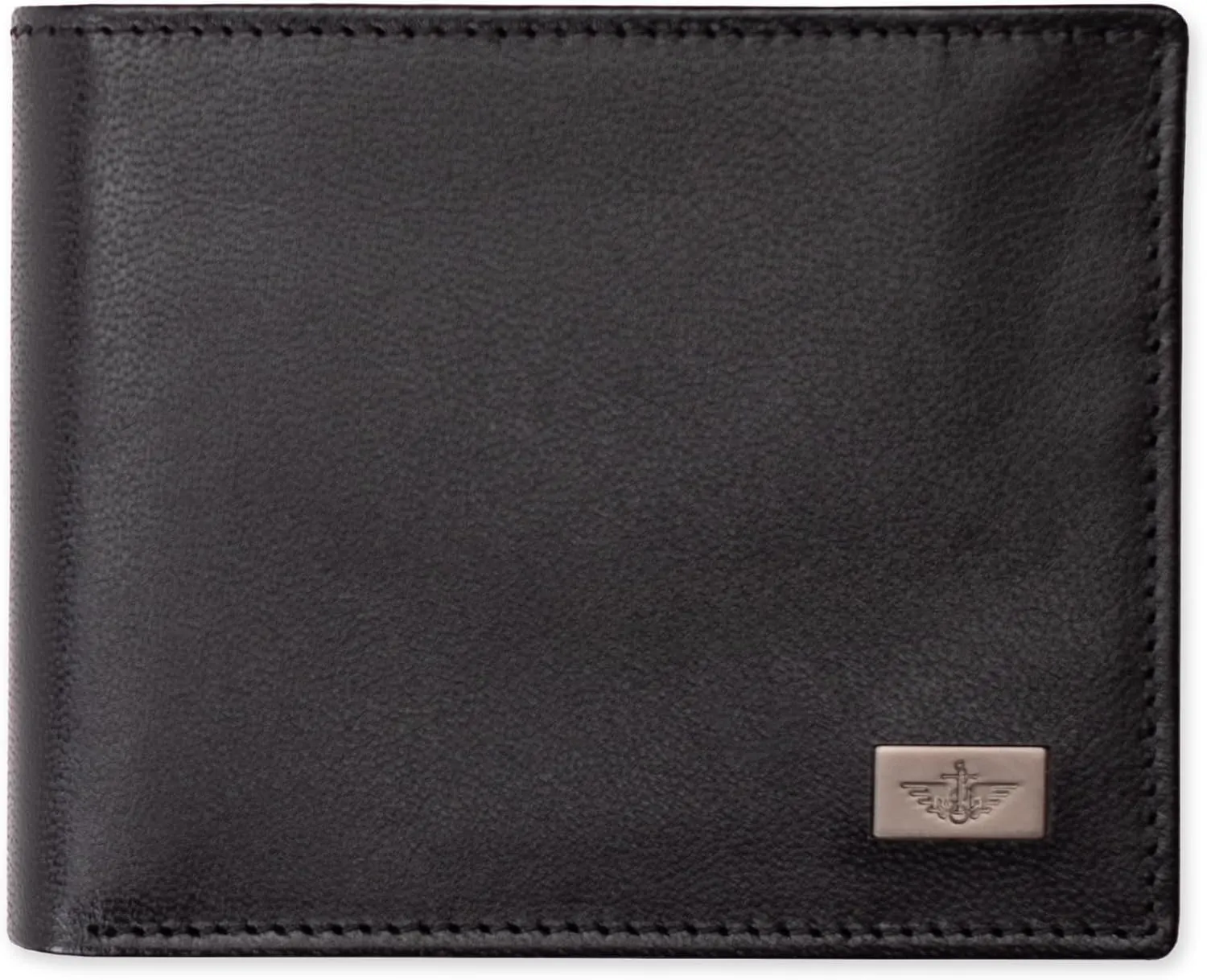 Dockers Men's Extra Capacity Bifold Wallet with ID Window and Multiple Card Slots