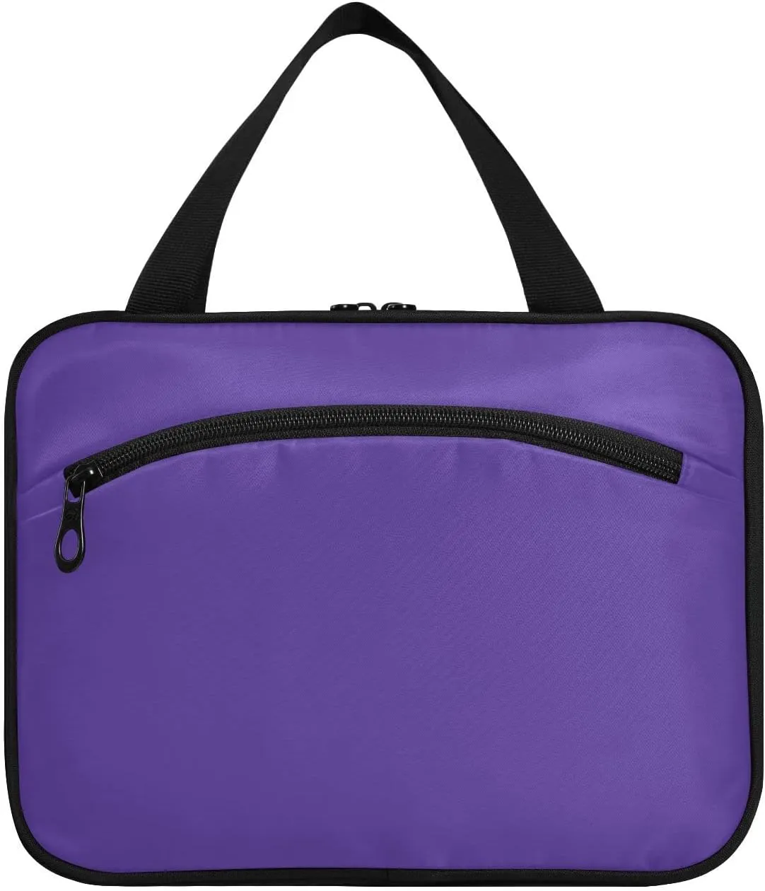 DOMIKING Dark Purple Hanging Toiletry Bag Portable Cosmetic Bags Large Travel Makeup Organizers Holder for Men Women Brushes Accessories Shampoo