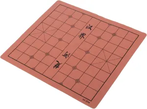 Double Sided Chessboard Portable Chinese Chess Game Prop with Folding Design Simple and Dual Sided for and Travel Random Color