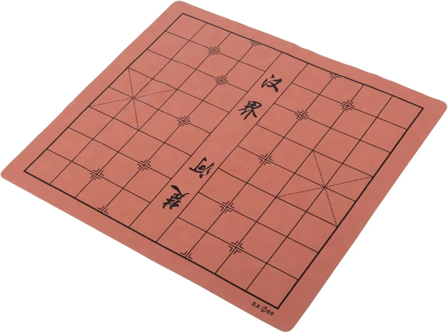 Double Sided Chessboard Portable Chinese Chess Game Prop with Folding Design Simple and Dual Sided for and Travel Random Color