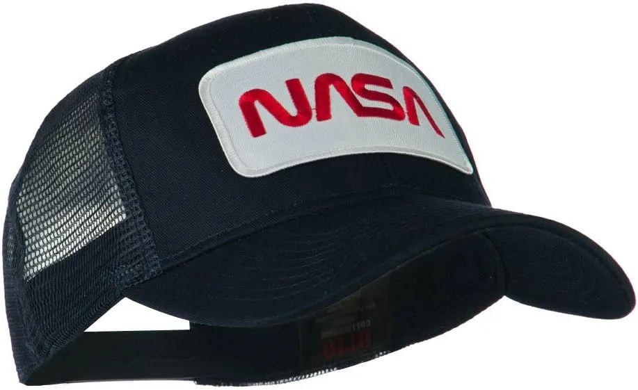 e4Hats.com NASA Logo Embroidered Patched Mesh Back Cap