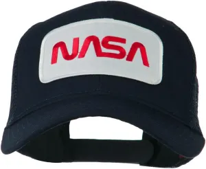 e4Hats.com NASA Logo Embroidered Patched Mesh Back Cap