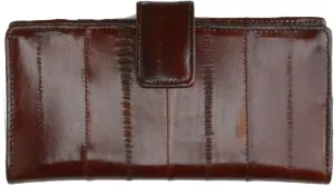 Eel Skin Credit Card Wallet New Sleek Design