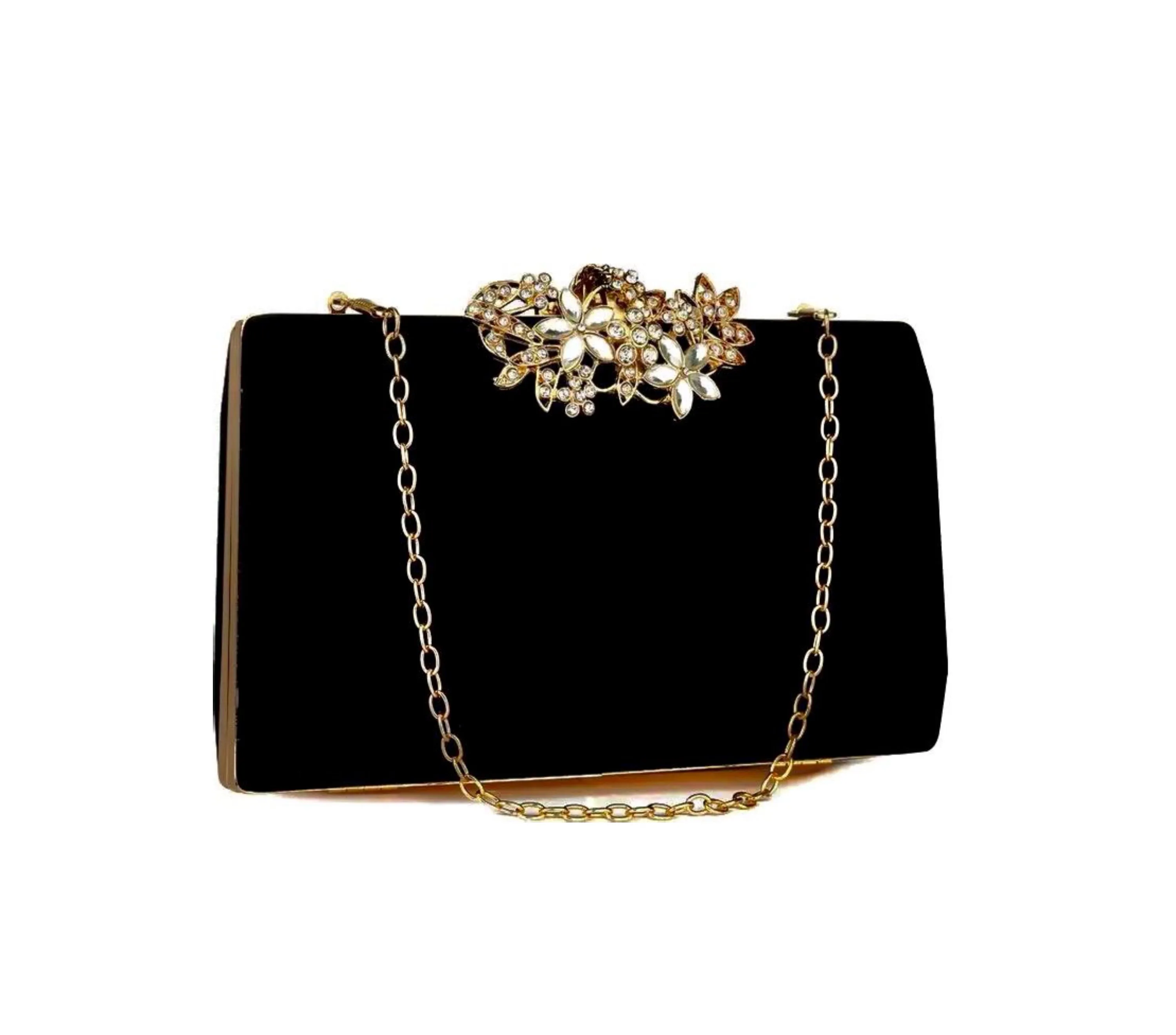 Elegant Black Evening Clutch Purse