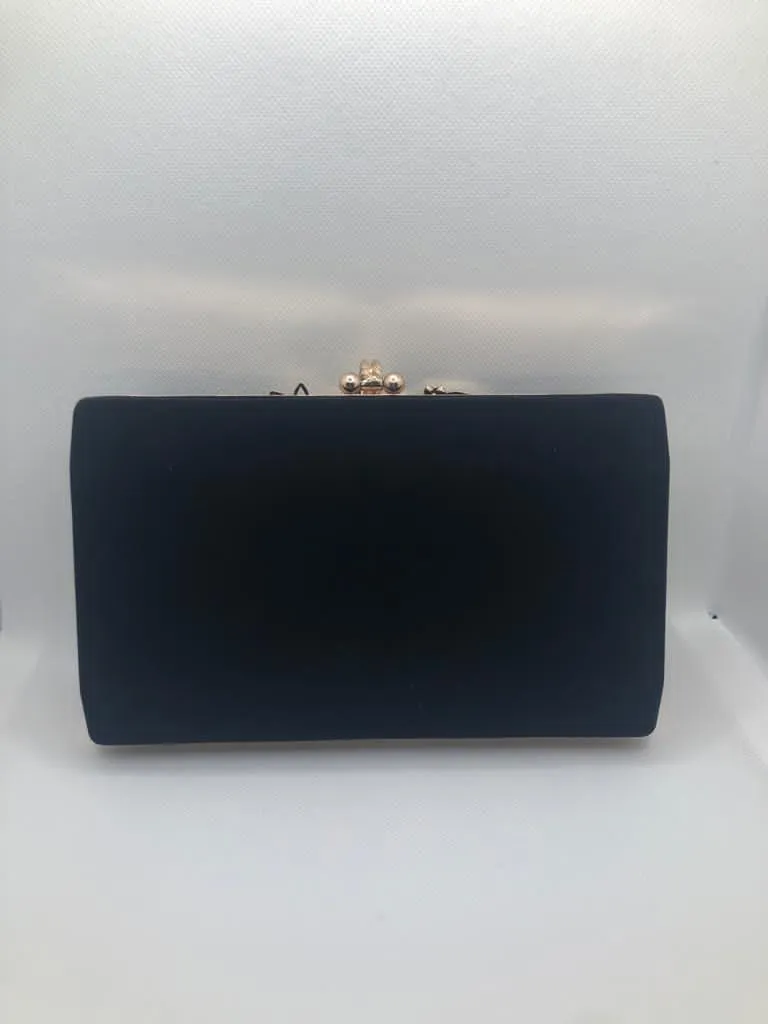 Elegant Black Evening Clutch Purse