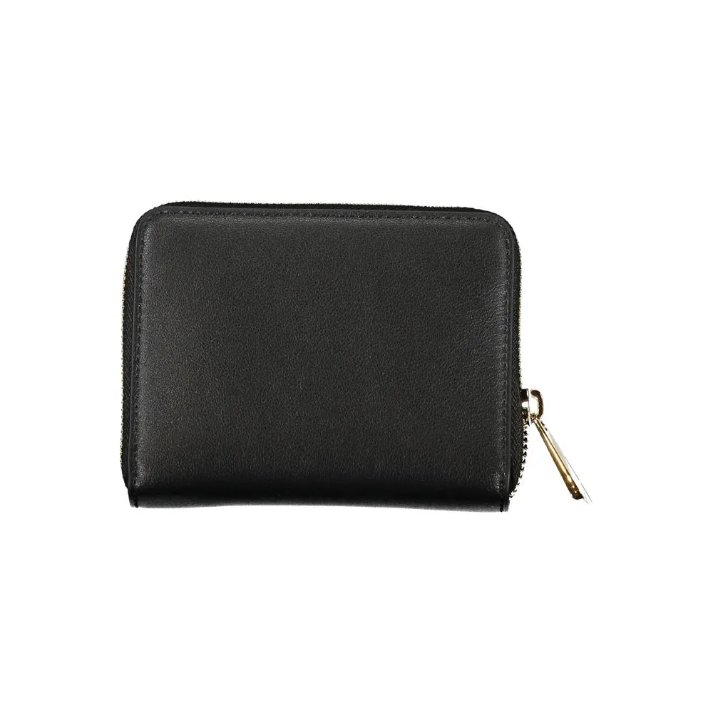 Elegant Black Multi-Compartment Wallet