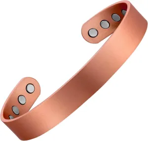 Elegant Design Magnetic Field Copper Bracelets with Ultra Strength Magnets - Unisex - Adjustable