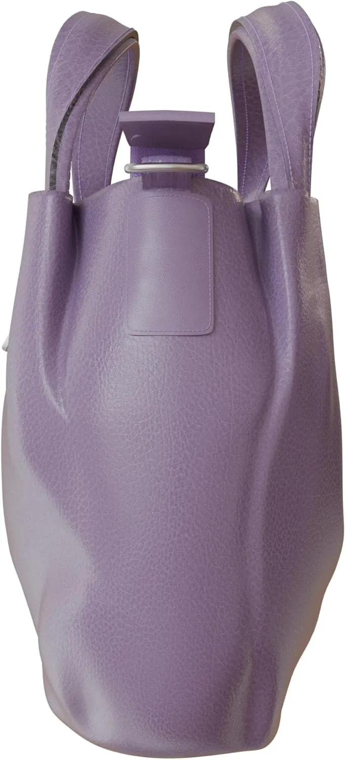 Elegant vegan women's handbag made of faux leather with shoulder function 30610