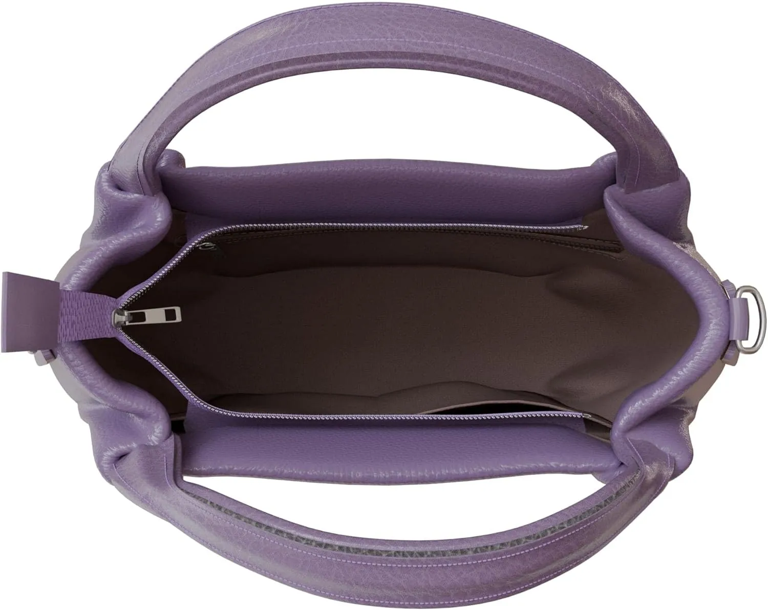 Elegant vegan women's handbag made of faux leather with shoulder function 30610