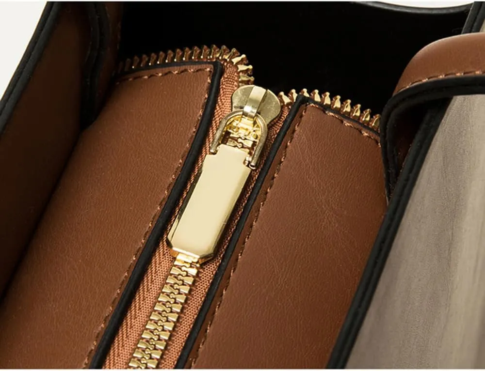 Elegant Women's Crocodile Pattern Leather Handbag Set - 3PCS Fashion Tote & Crossbody Purse