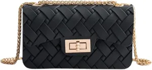 Eloise Crossbody Shoulder Bag | Soft, Lightweight & Durable | Featuring an Adjustable Strap for a Comfortable Fit | Perfect for Daily Use | Available in Classic Black Color
