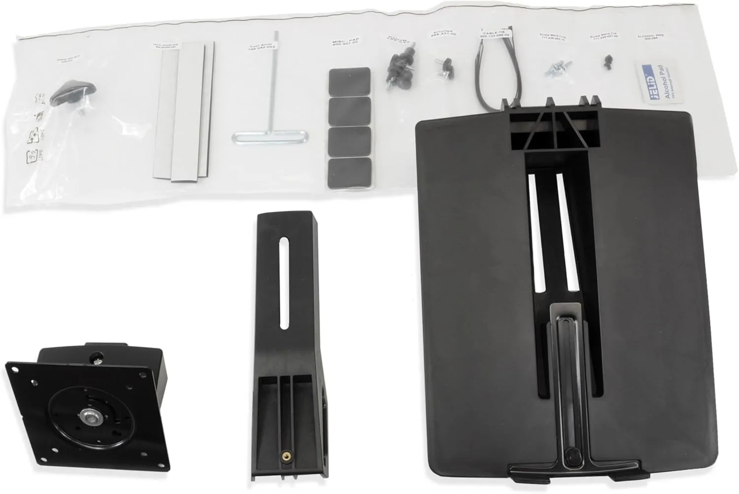 Ergotron – WorkFit Conversion Kit, Dual to Monitor and Laptop – Add-on for WorkFit-S Dual Monitor Standing Desk Converter or WorkFit-C Dual Monitor Mobile Standing Desk