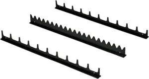 ERNST Screwdriver Rail Set, 20 Tool, Black