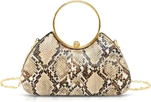Evening Bag, Serpentine Handbag, Crossbody for Women Wedding, Prom, Parties