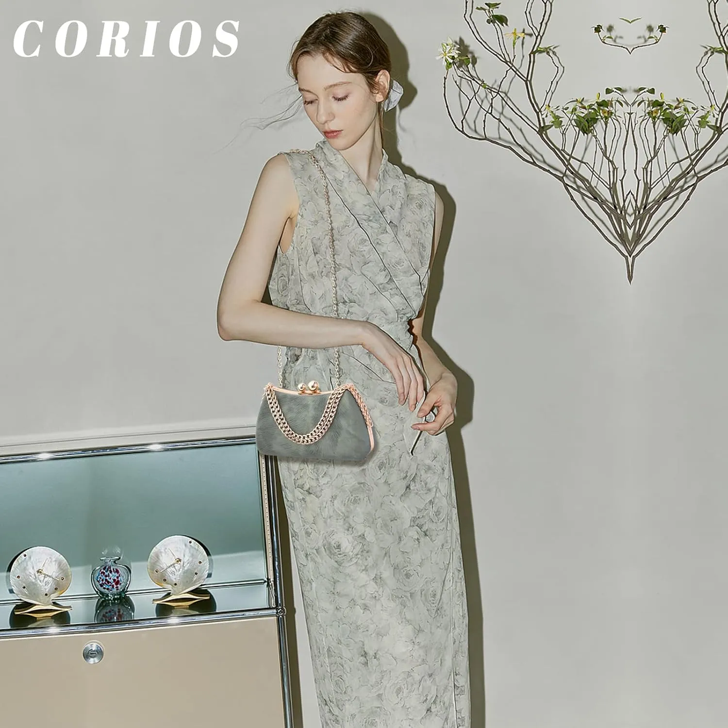 Evening Marble Clutch Bridal Wedding Elegant Handbag Unique Crossbody Shoulder Bag