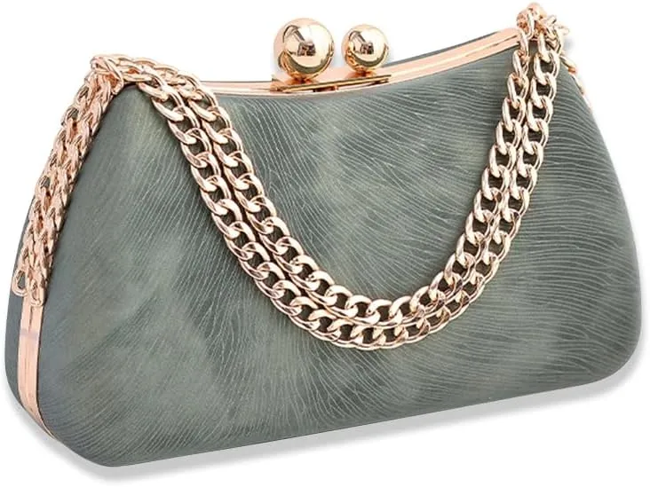 Evening Marble Clutch Bridal Wedding Elegant Handbag Unique Crossbody Shoulder Bag