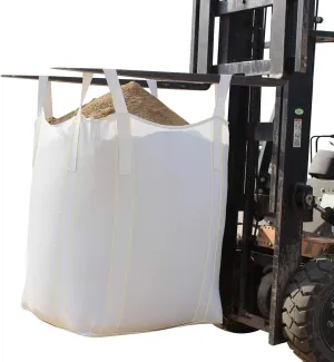 FIBC Bulk Bag, Ton Bag, 35"L x 35"W x 43"H, 2200lbs SWL, Duffle Top Flat Bottom Heavy Duty Bulk Bag for Industry Agriculture (1)