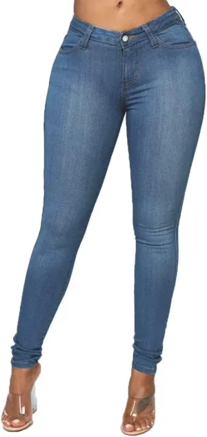 FISCLOSIN Women Colombian Design,Butt Lift,Sexy Skinny Jeans,Stretch Denim Pants