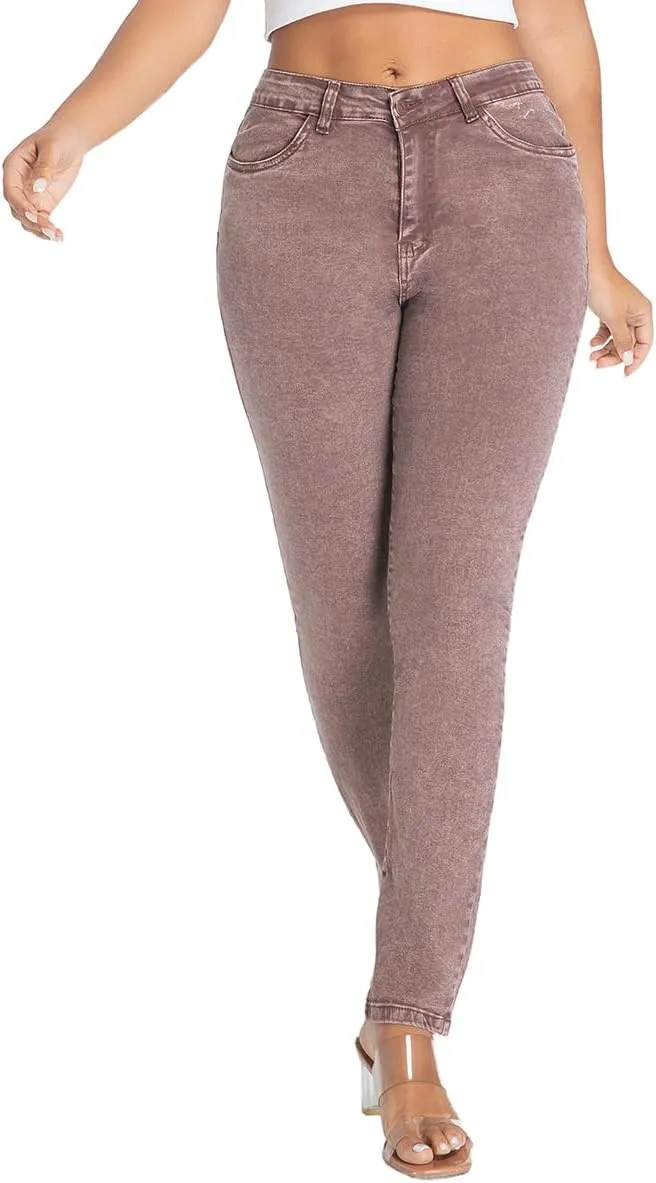 FISCLOSIN Women Colombian Design,Butt Lift,Sexy Skinny Jeans,Stretch Denim Pants