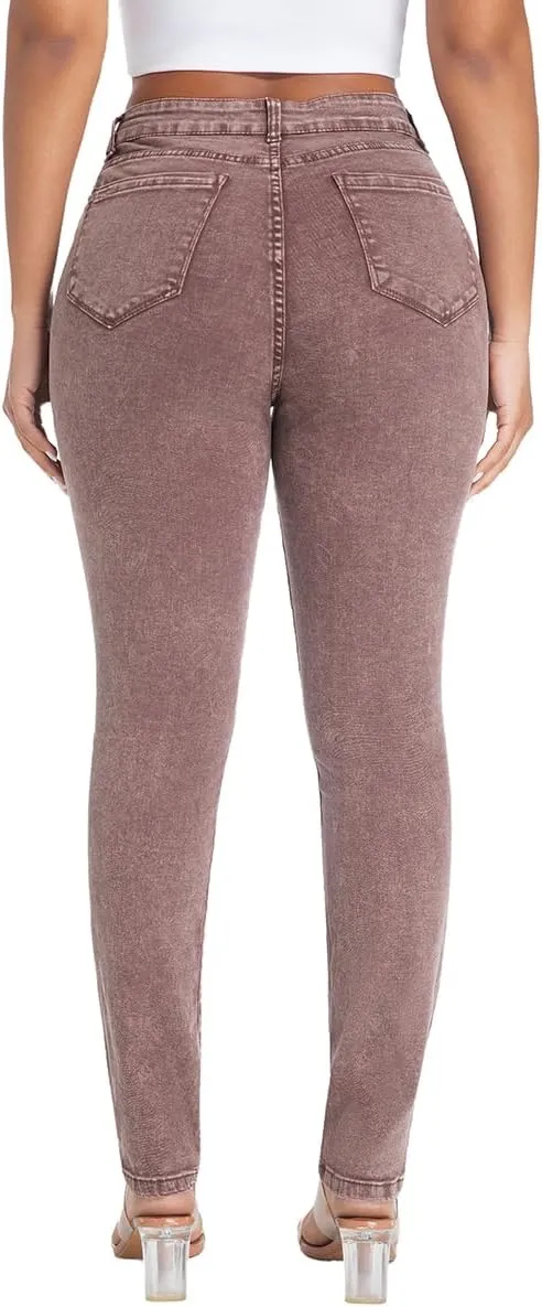 FISCLOSIN Women Colombian Design,Butt Lift,Sexy Skinny Jeans,Stretch Denim Pants