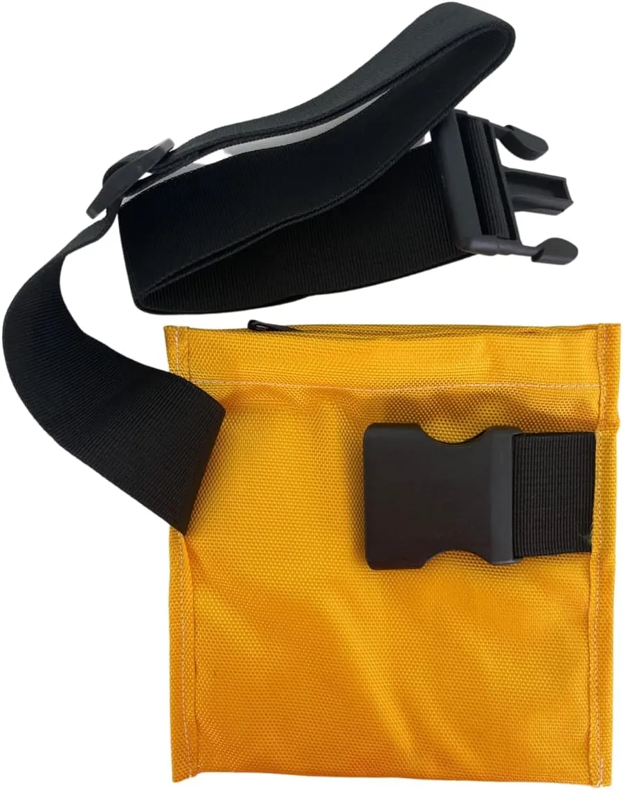 FOD Bag with Clear ID Pocket, Adjustable Waist Belt - Made from 1000 Denier Cordura - Ideal for Aerospace, Aviation Industry - Help Eliminate Foreign Object Debris