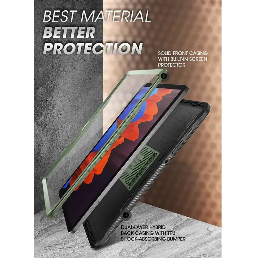 For Samsung Galaxy Tab S8 Ultra Case (2022) Supcase Ub Pro with Built-in Screen Protector & s Pen Holder Full-body Rugged Case