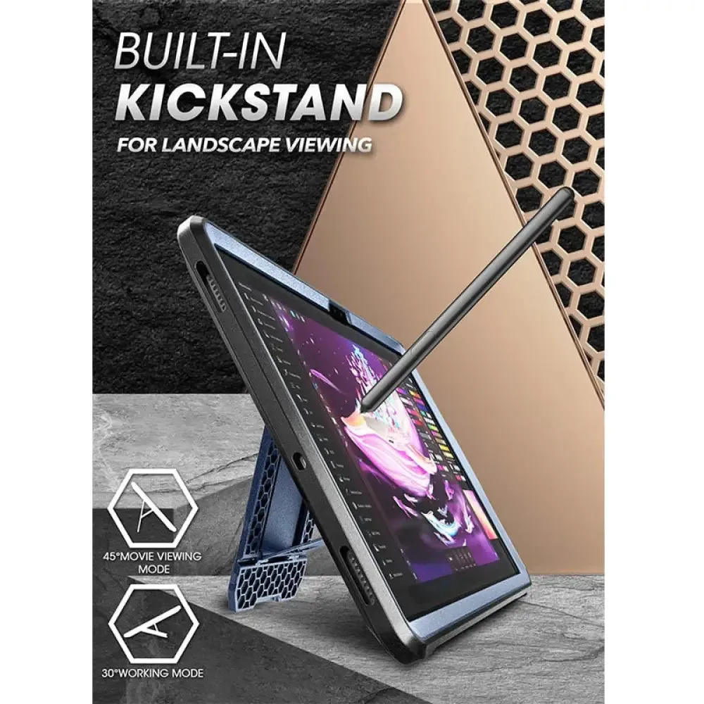 For Samsung Galaxy Tab S8 Ultra Case (2022) Supcase Ub Pro with Built-in Screen Protector & s Pen Holder Full-body Rugged Case