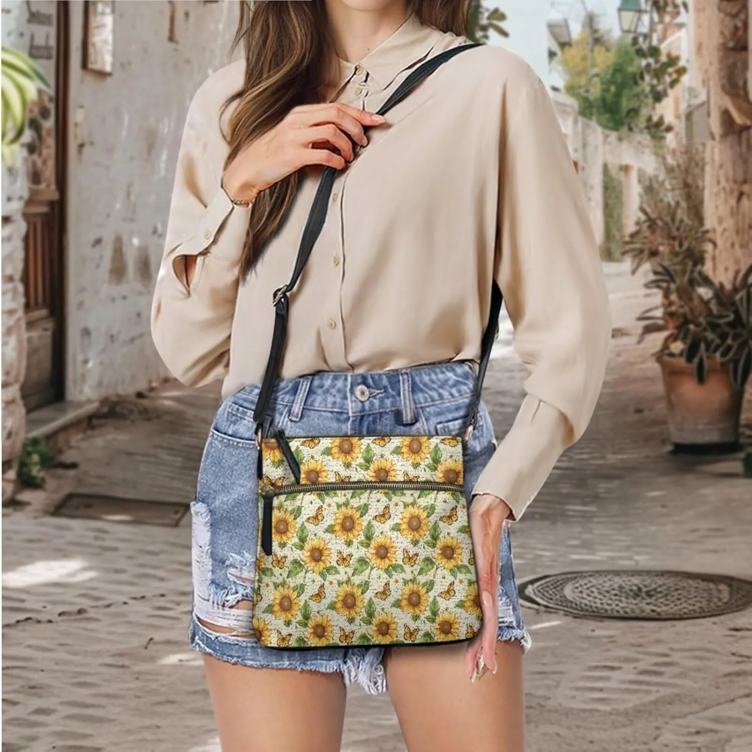 FOR U DESIGNS Hobo Bags for Women Satchel Purses and Handbags Leather Crossbody Purse and Wallet Set