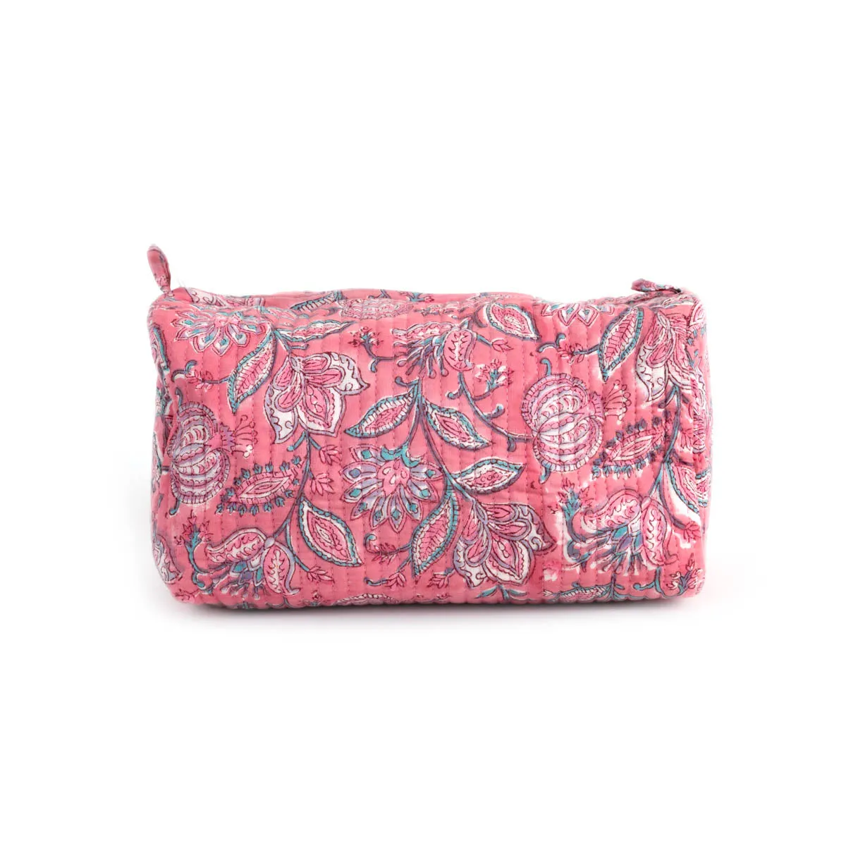 FUCHSIA JAL QUILTED TOILTERY BAG