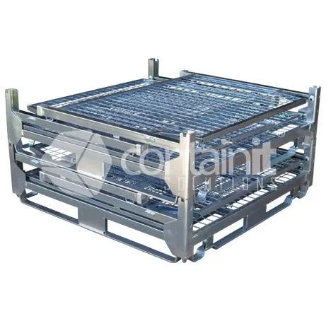 Full Height Collapsible Mesh Storage Cage