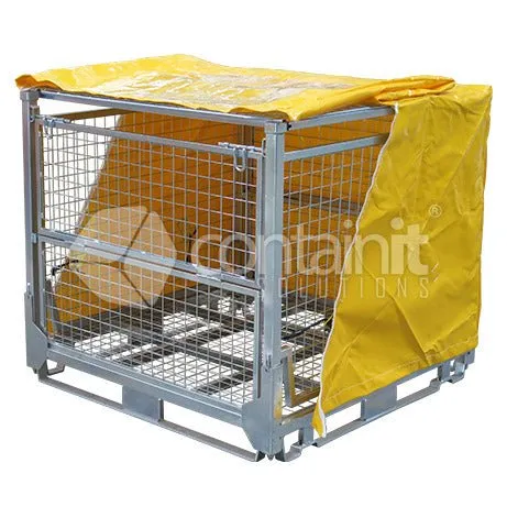 Full Height Collapsible Mesh Storage Cage