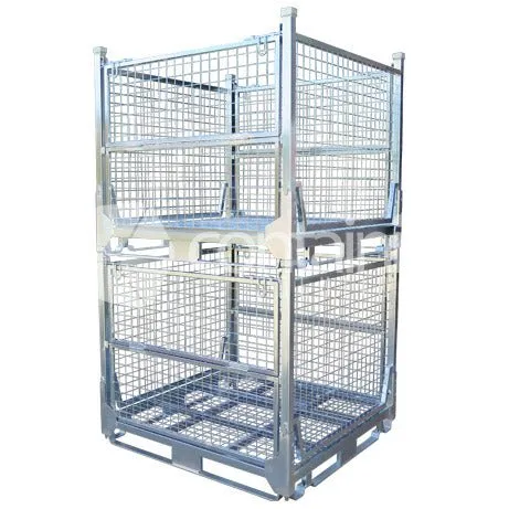 Full Height Collapsible Mesh Storage Cage