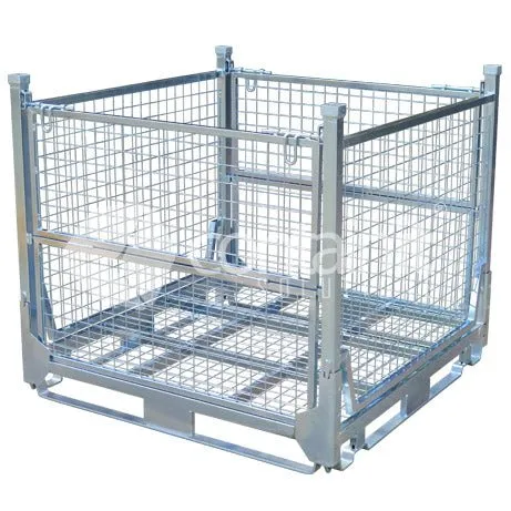 Full Height Collapsible Mesh Storage Cage