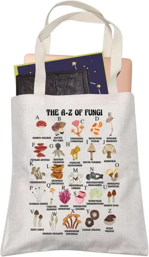 Fungi Lover Fungi Types Knowledge Tote Bag Mushroom Lovers Shopping Bag Mycology Biology Ecology Student Gift