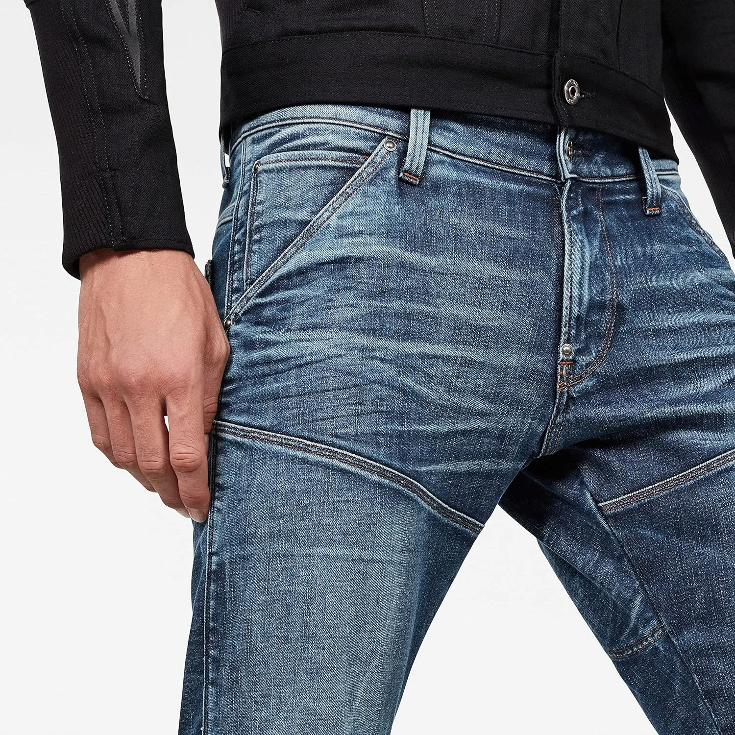 G-STAR RAW Men's 5620 3D Skinny Fit Jeans